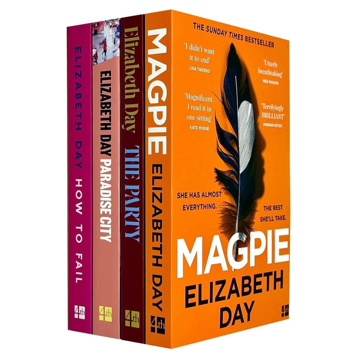 Elizabeth Day 4 Books Collection Set (Paradise City, Magpie, How to Fail, Party) - The Book Bundle