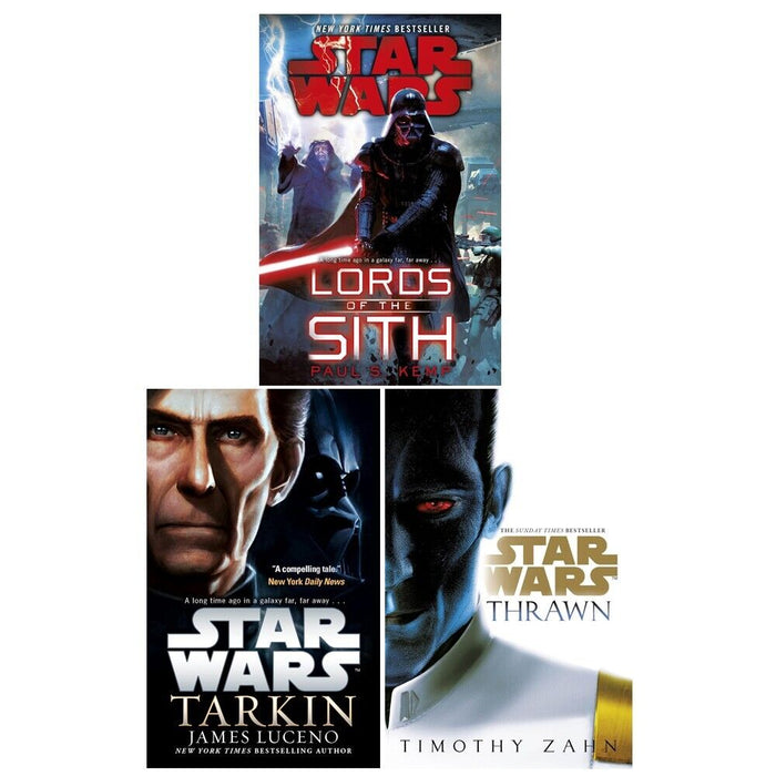 Star Wars Collection 3 Books Set Thrawn, Tarkin, Lords of the sith - The Book Bundle