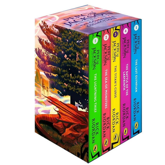 Percy Jackson and Olympians Series Collection 5 Books Box Set