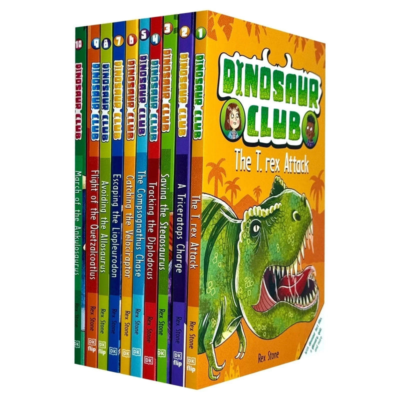 Dinosaur Club Series 10 Books Collection Set by Rex Stone - Fiction - Books Collection Set