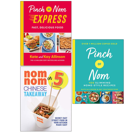 Pinch of Nom [HB], Nom Nom Chinese, Pinch of Nom 100 Slimming [HB] 3 Books Set - The Book Bundle