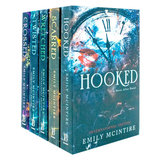 Never After Series Books 1 -5 Collection Set by Emily McIntire (Hooked, Scarred, Wretched, Twisted & Crossed) - The Book Bundle