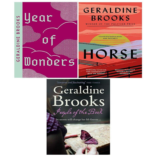 Geraldine Brooks Collection 3 Books Set Horse,Year of Wonders,People Of The Book - The Book Bundle