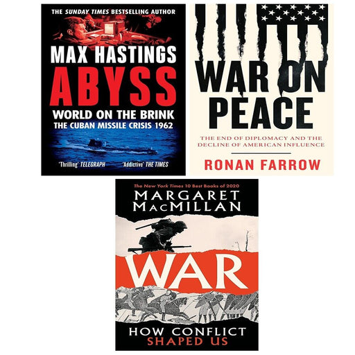 Abyss World on the Brink, War Margaret MacMillan, War on Peace (HB) 3 Books Set - The Book Bundle