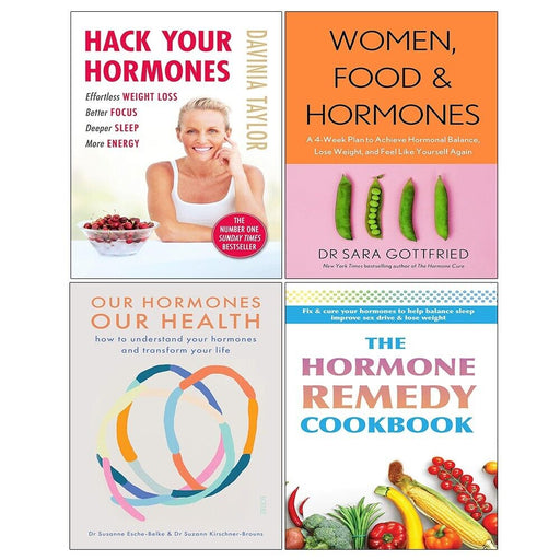 Hack Your Hormones, Women Food, Hormone Remedy, Our Hormones Health 4 Books Set - The Book Bundle