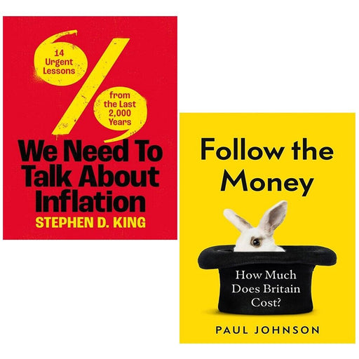 Follow the Money Paul Johnson, We Need to Talk About Inflation 2 Books Set - The Book Bundle