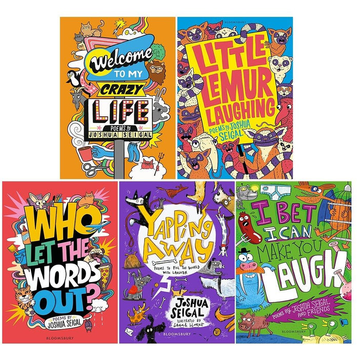 Joshua Seigal Collection 5 Books Set I Bet I Can Make You Laugh, Little Lemur - The Book Bundle