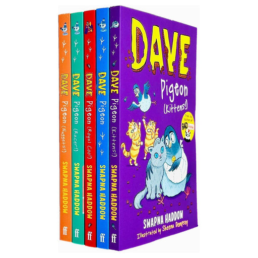 Dave Pigeon Collection 5 Books Set by Swapna Haddow Dave Pigeon, Nuggets, Racer - The Book Bundle