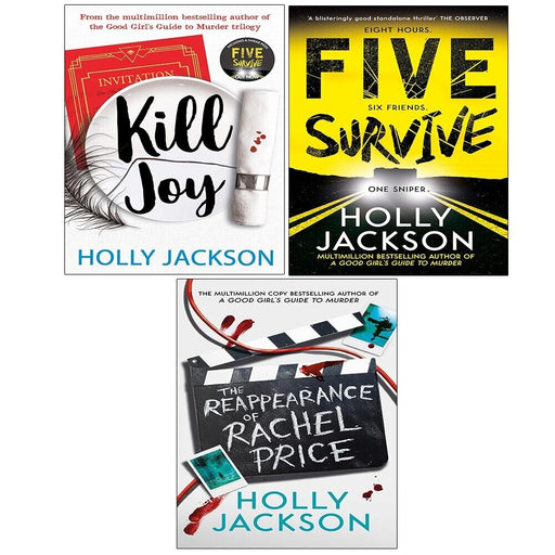 Holly Jackson Collection 3 Books Set Kill Joy, Reappearance of Rachel Price (HB) - The Book Bundle