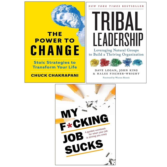 Power to Change (HB), Tribal Leadership, My F*cking Job Sucks Chartwell 3 Books Set - The Book Bundle