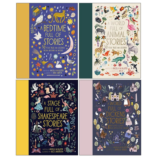 World Full of Series 4 Books Set by Angela McAllister (A Stage Full of Shakespeare Stories, A Bedtime Full of Stories) - The Book Bundle