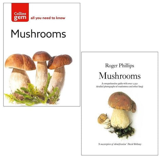 Mushrooms Collins Gem Patrick Harding, Mushrooms Roger Phillips 2 Books Set - The Book Bundle