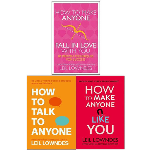 How to Make Anyone SeriesBy Leil Lowndes 3 Books Collection Set (92 Little Tricks,  Like You, Fall in Love ) - The Book Bundle