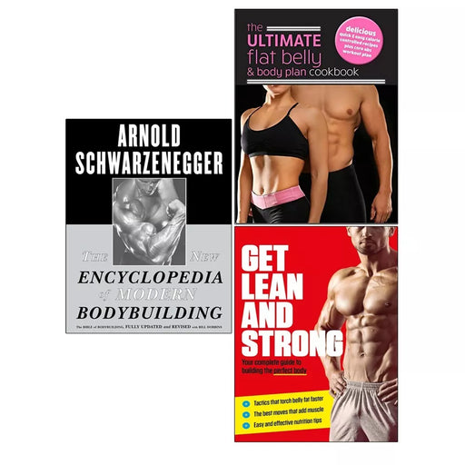 New Encyclopedia of Modern Bodybuilding, Ultimate Flat Belly & Body Plan 3 Books Set - The Book Bundle