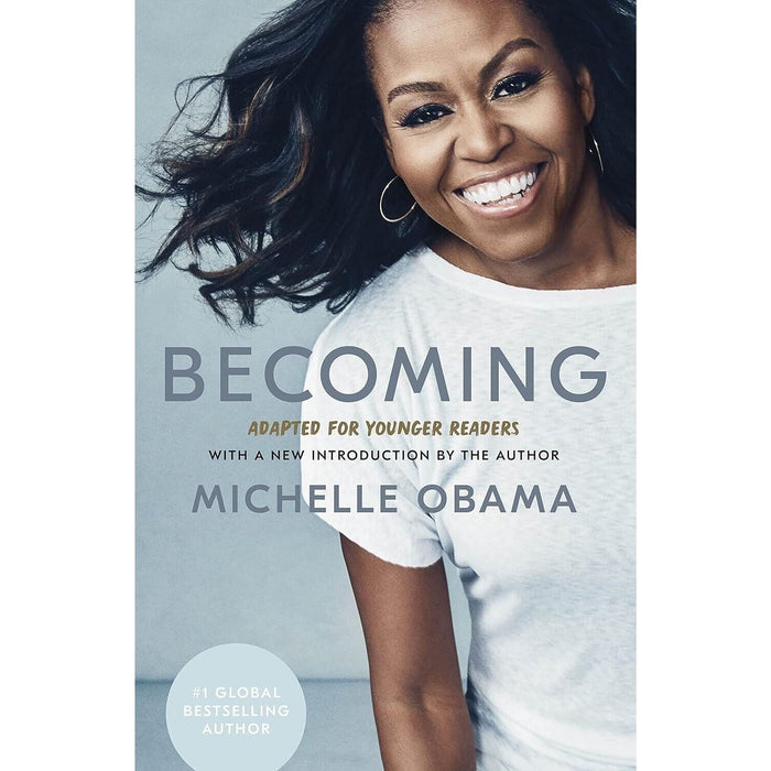 Michelle Obama 2 Books Collection Set ( Becoming Adapted for Younger Readers, Becoming A Guided Journal ) - The Book Bundle