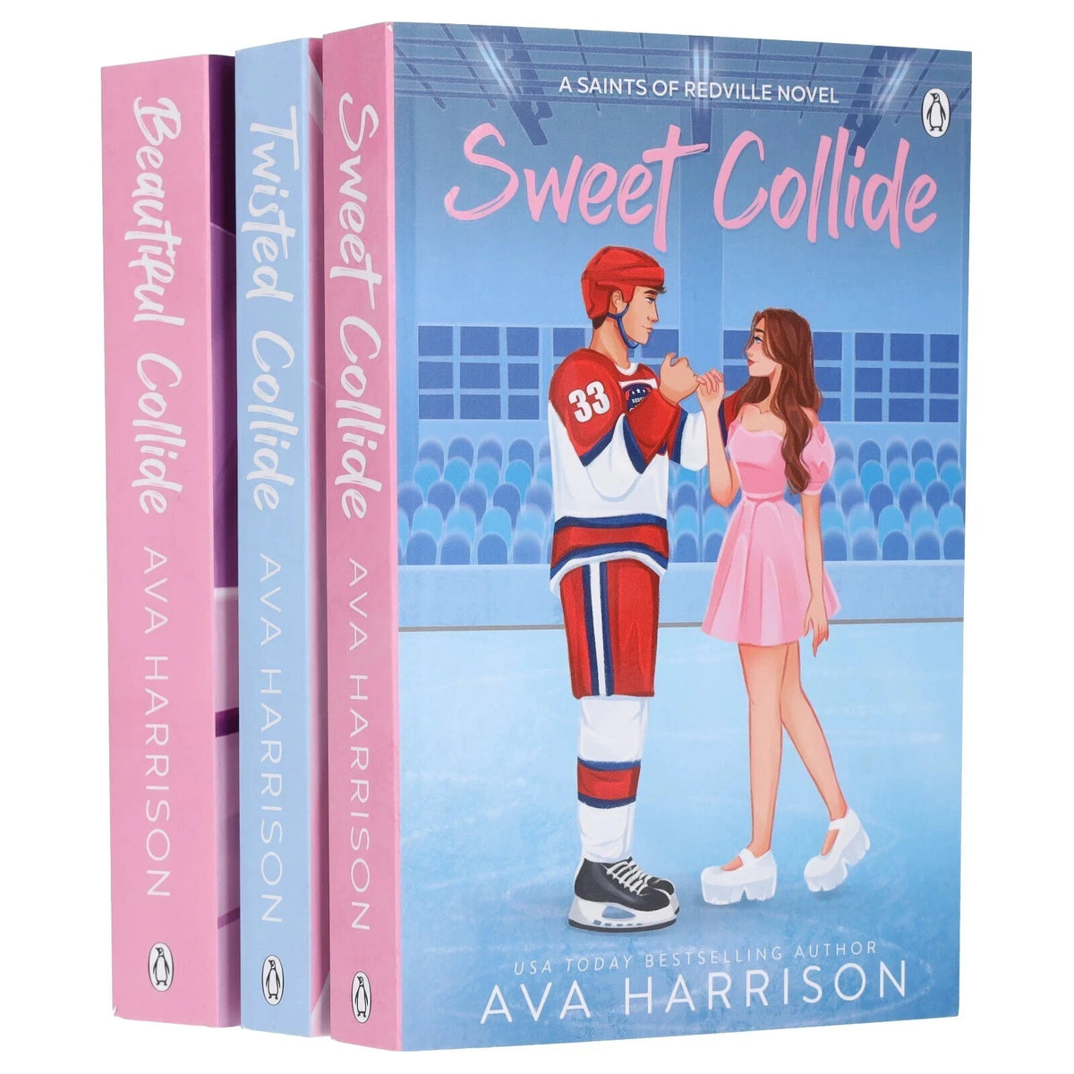 Redville Saints Series 3 Books Set by Ava Harrison Beautiful Collide ...