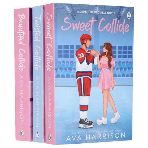Redville Saints Series 3 Books Set by Ava Harrison Beautiful Collide, Twisted Collid - The Book Bundle