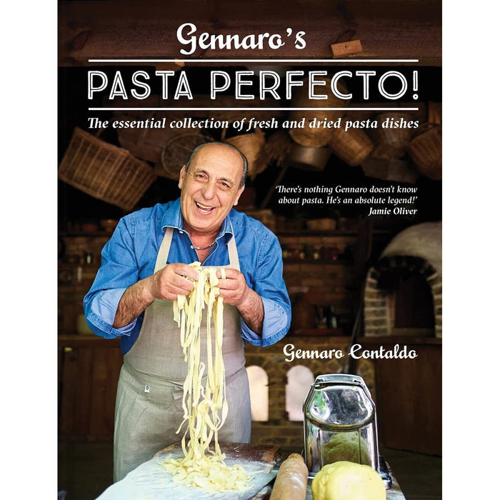 Gennaro Contaldo 3 Books Collection Set Gennaro's Cucina, Italian Bakery, Pasta Perfecto - The Book Bundle