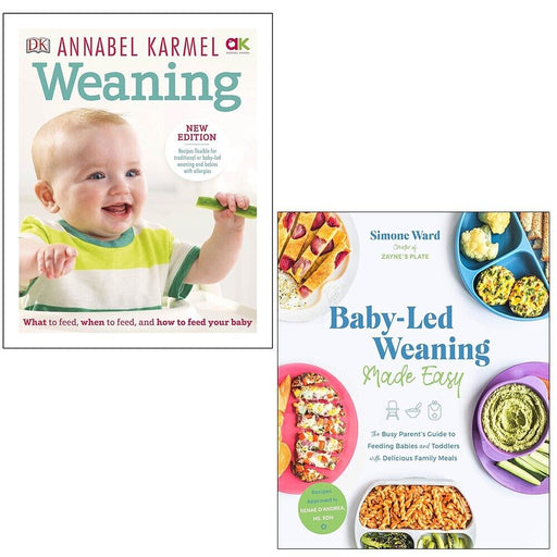 Weaning Annabel Karmel (HB), Baby-Led Weaning Made Easy Simone Ward 2 Books Set - The Book Bundle
