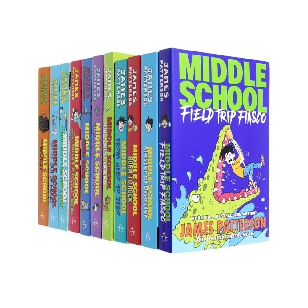 Middle School Series Collection 11 Books Set By James Patterson Just M ...