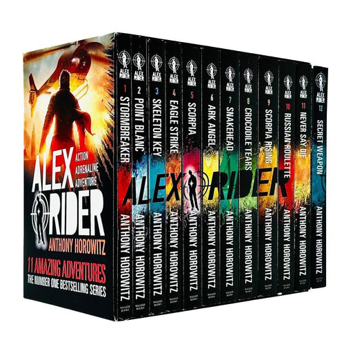 Alex Rider Series 12 Books Collection Set by Anthony Horowitz Secret Weapon - The Book Bundle