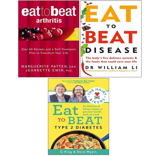 Eat to Beat Series 3 Books Collection Set(Type 2 Diabetes by Hairy Bikers) - The Book Bundle