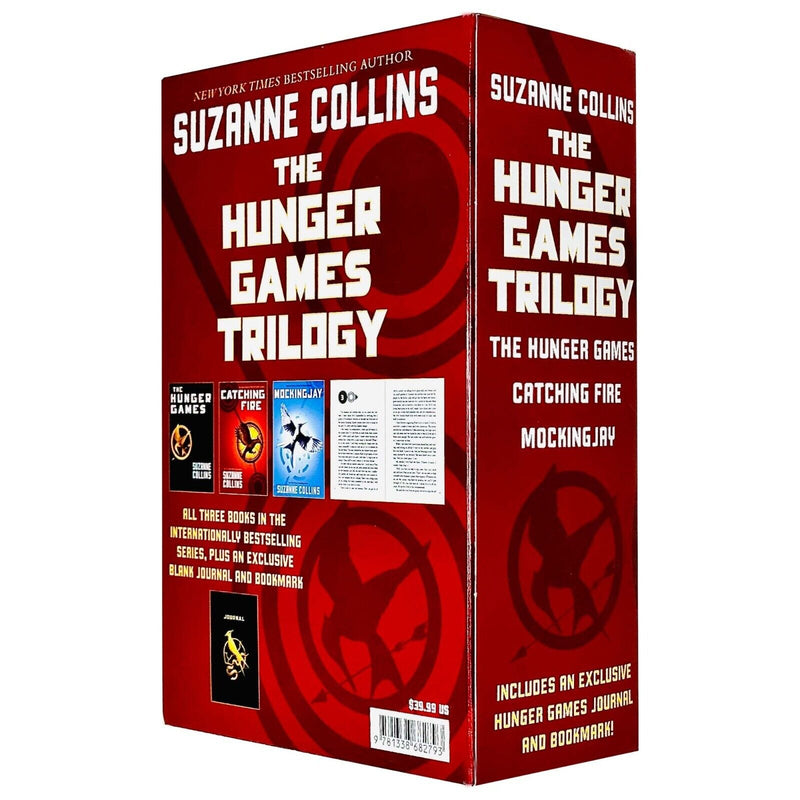 The Hunger Games 4 Books Collection Box Set By Suzanne Collins includes and Exclusive Journal and Bookmark - The Book Bundle