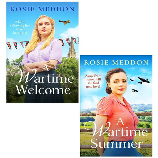 Sisters War Series 2 Books Set by Rosie Meddon A Wartime Welcome, Wartime Summer - The Book Bundle