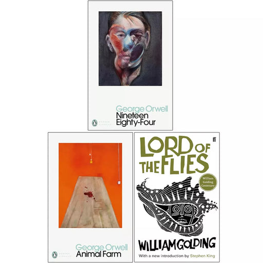 Nineteen Eighty Four, Animal Farm, Lord of the Flies 3 Books Collection Set - The Book Bundle