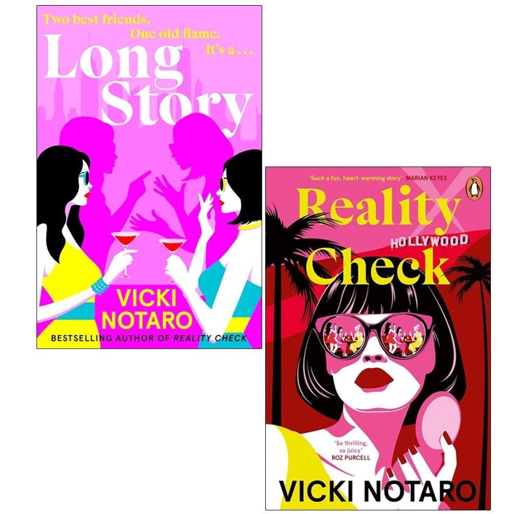 Vicky Book Vicki Notaro 2 Books Collection Set Long Story, Reality Check — The ...