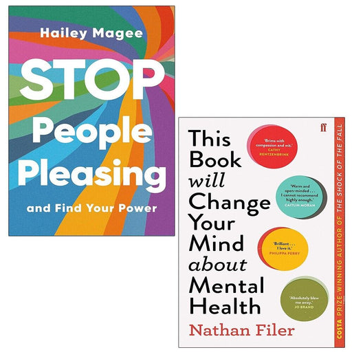 STOP PEOPLE PLEASING, This Book Will Change Your Mind 2 Books Collection Set by Nathan Filer & Hailey Paige Magee - The Book Bundle