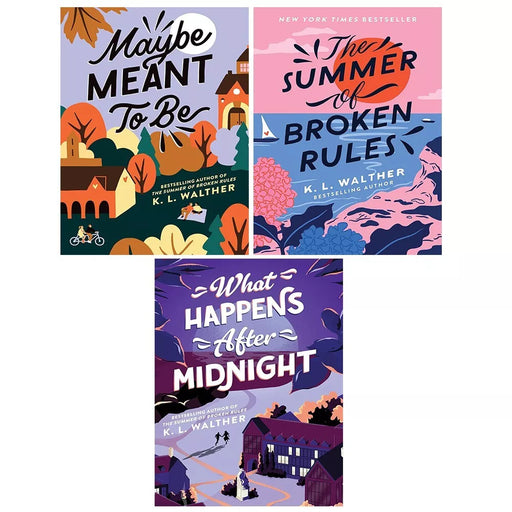 K. L. Walther Collection 3 Books Set Maybe Meant to Be, Summer of Broken Rules - The Book Bundle