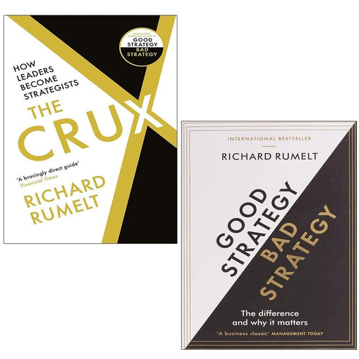 Have one to sell? Sell it yourself Richard Rumelt Collection 2 Books Set (Good Strategy/Bad Strategy,Crux ) - The Book Bundle