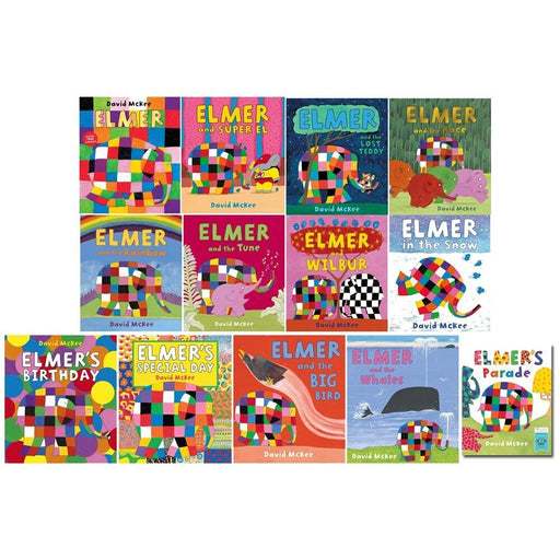 Elmer Classic Picture Books Series 13 Books Collection Set by David McKee - The Book Bundle