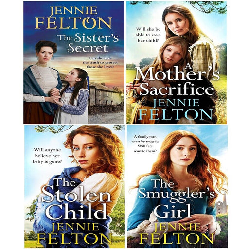 Jennie Felton Collection 4 Books Set Stolen Child,Smugglers Girl,Sister's Secret - The Book Bundle