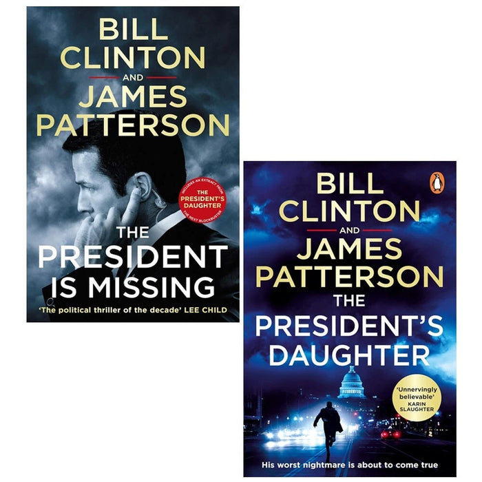 James Patterson 2 Books Collection Set The President’s Daughter, President is Missing - The Book Bundle