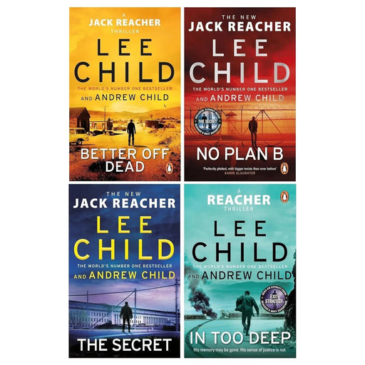 Jack Reacher Series (Book26-29) 4 Books Collection Set by Lee Child, Andrew Child - The Book Bundle