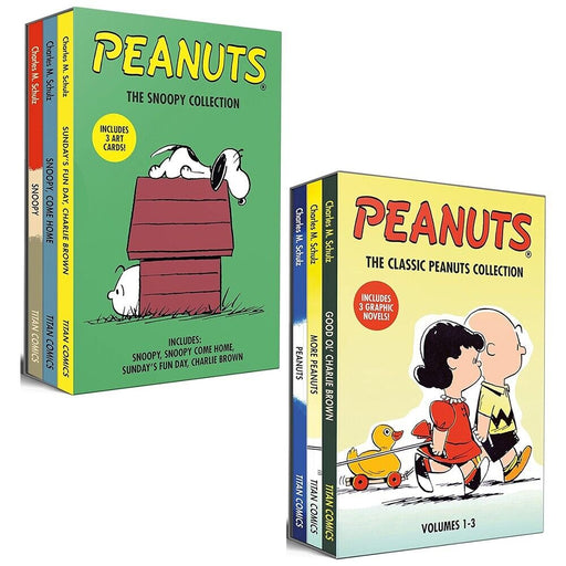 Peanuts and Snoopy Collection 6 Books Boxed Set by Charles M. Schulz Come Home - The Book Bundle