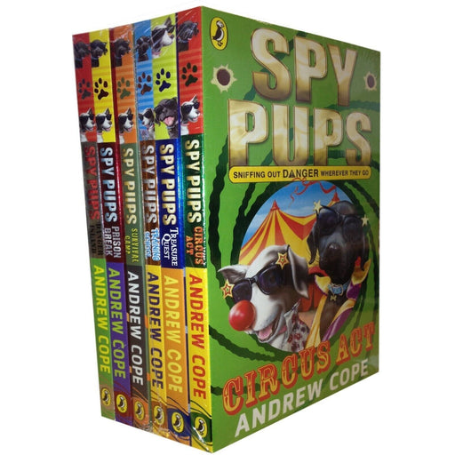 Spy Dog Series Spy Pups Collection 6 Books Set by Andrew Cope Danger - The Book Bundle