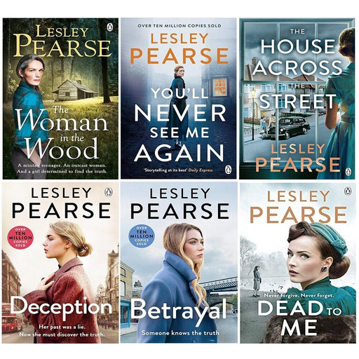Lesley Pearse Collection 6 Books Set Dead to Me, Woman in the Wood,House Across - The Book Bundle