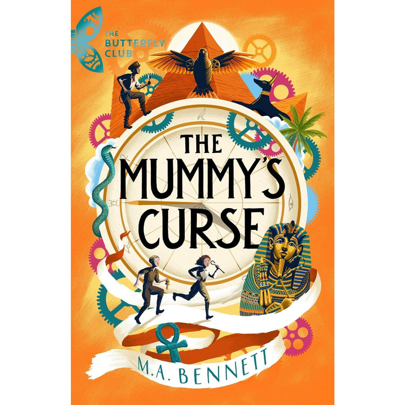 Welbeck Flame book set by M.A. Bennett featuring The Ship of Doom, The Mummy's Curse, and The Mona Lisa Mystery with colorful covers.