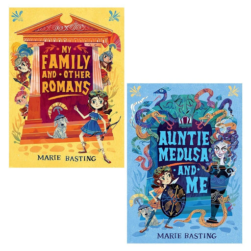 Marie Basting 2 Books Collection Set My Family and Other Romans, Auntie Medusa and Me - The Book Bundle