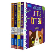Where is Little... Series 4 Books Collection Set By Campbell Books (Where is Little Elephant?, Where is Little Tiger? & More) - The Book Bundle