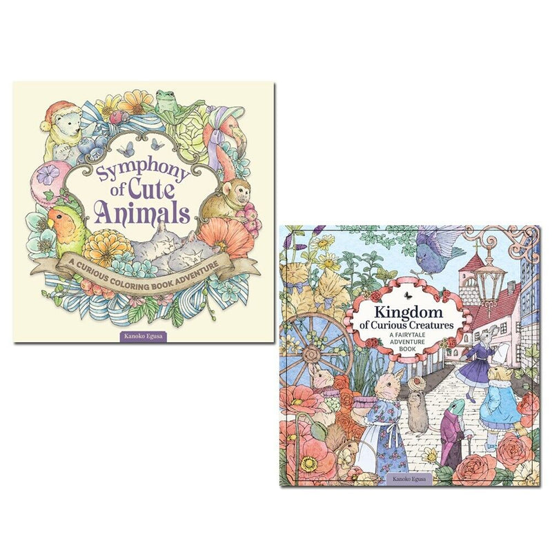 Kanoko Egusa Coloring Books Collection 2 Books Set - The Book Bundle