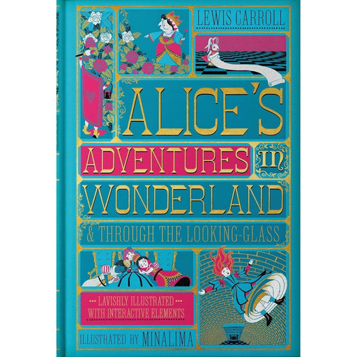 Alice's Adventures in Wonderland MinaLima Edition by Lewis Carroll Hardcover - The Book Bundle