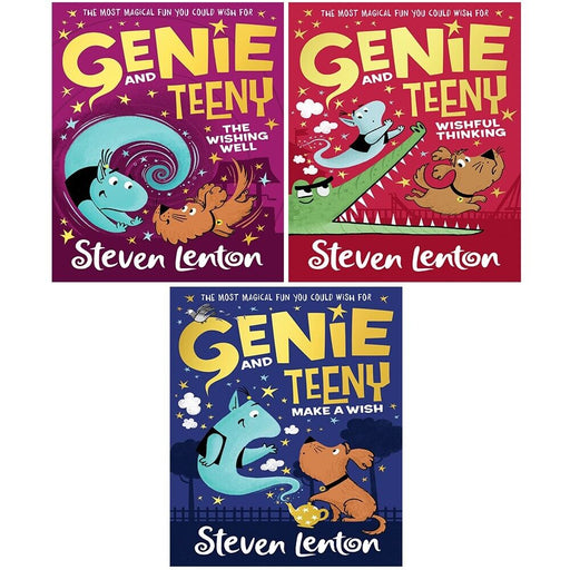 Genie and Teeny Series 3 Books Collection Set by Steven Lenton (Wishing Well) - The Book Bundle