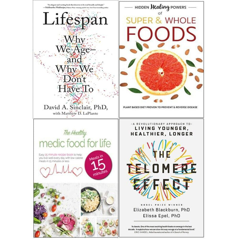 The Telomere, Lifespan, Hidden Healing, The Healthy Medic  4 Books Collection Set - The Book Bundle
