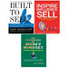 Built to Sell, Psychology of Money Mindset, Inspire Influence Sell 3 Books Set - The Book Bundle