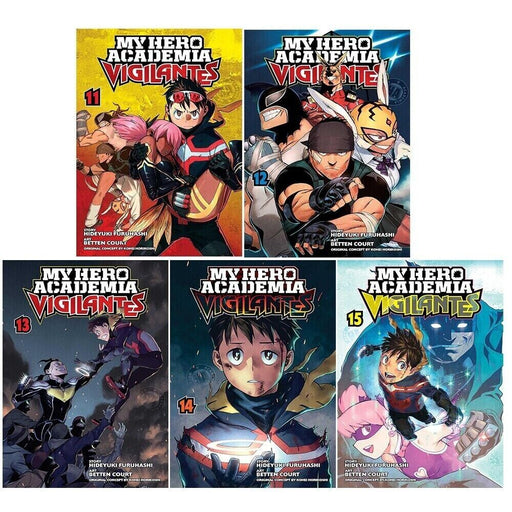 My Hero Academia Vigilantes Series 11-15 Collection 5 Books Hideyuki Furuhashi - The Book Bundle