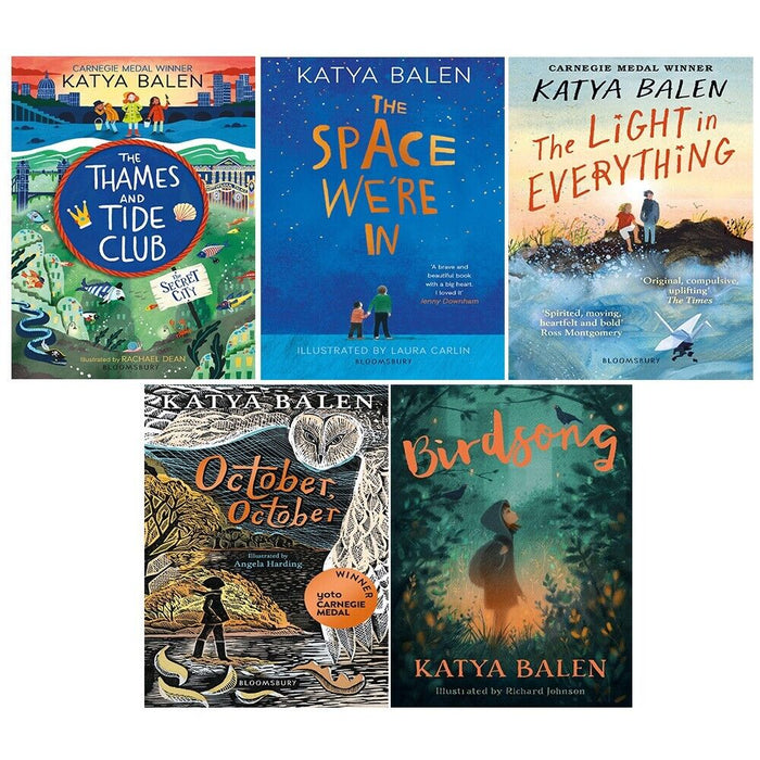 Katya Balen Collection 5 Books Set (October, The Secret City, Birdsong, Space We're In, Light in Everything) - The Book Bundle